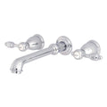 Wall Mount Roman Tub Filler Polished Chrome N188672