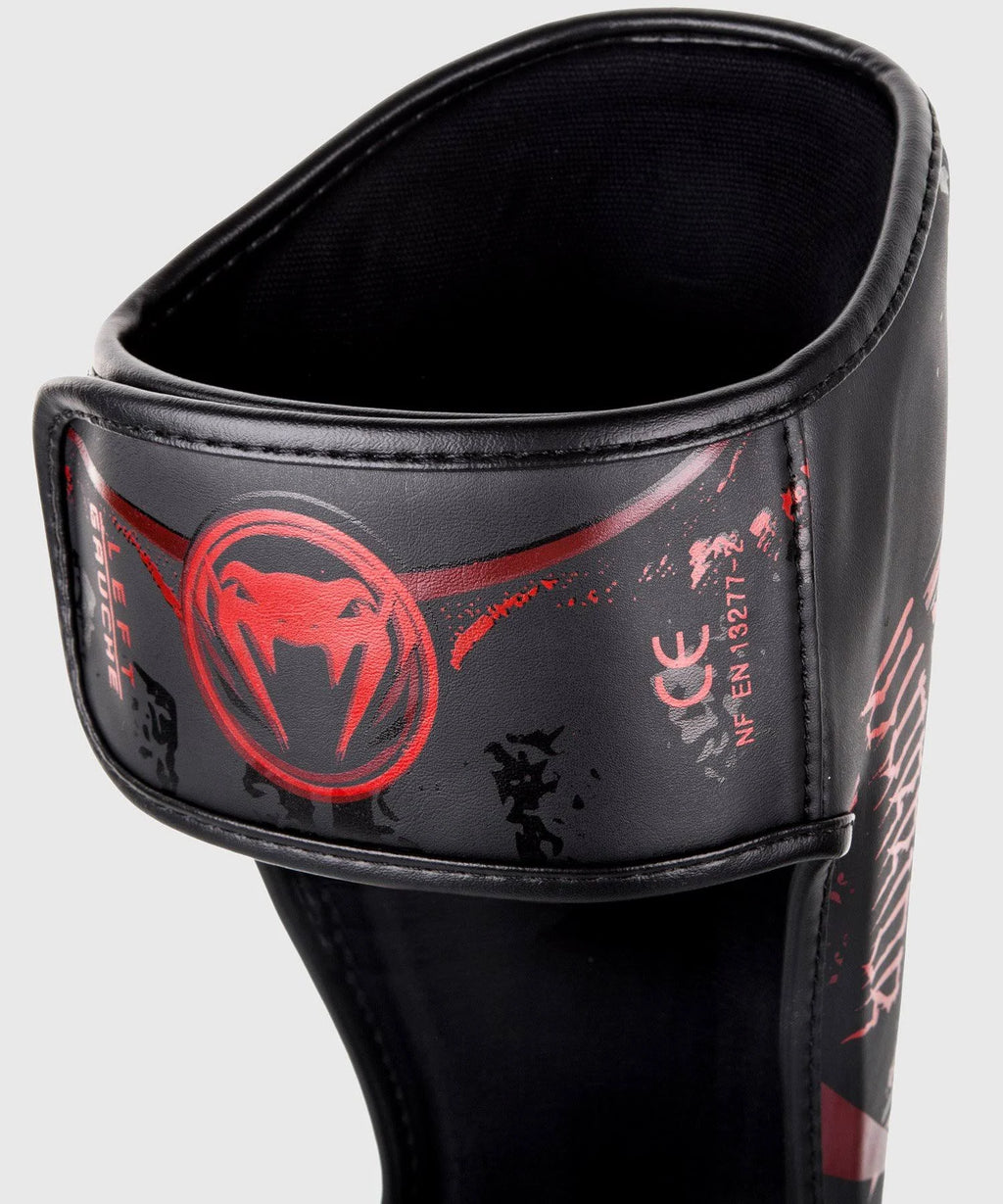 Black/Red Large Shin Guards V690076