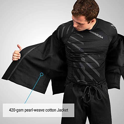 Black Lightweight Jiu Jitsu Gi Z2179