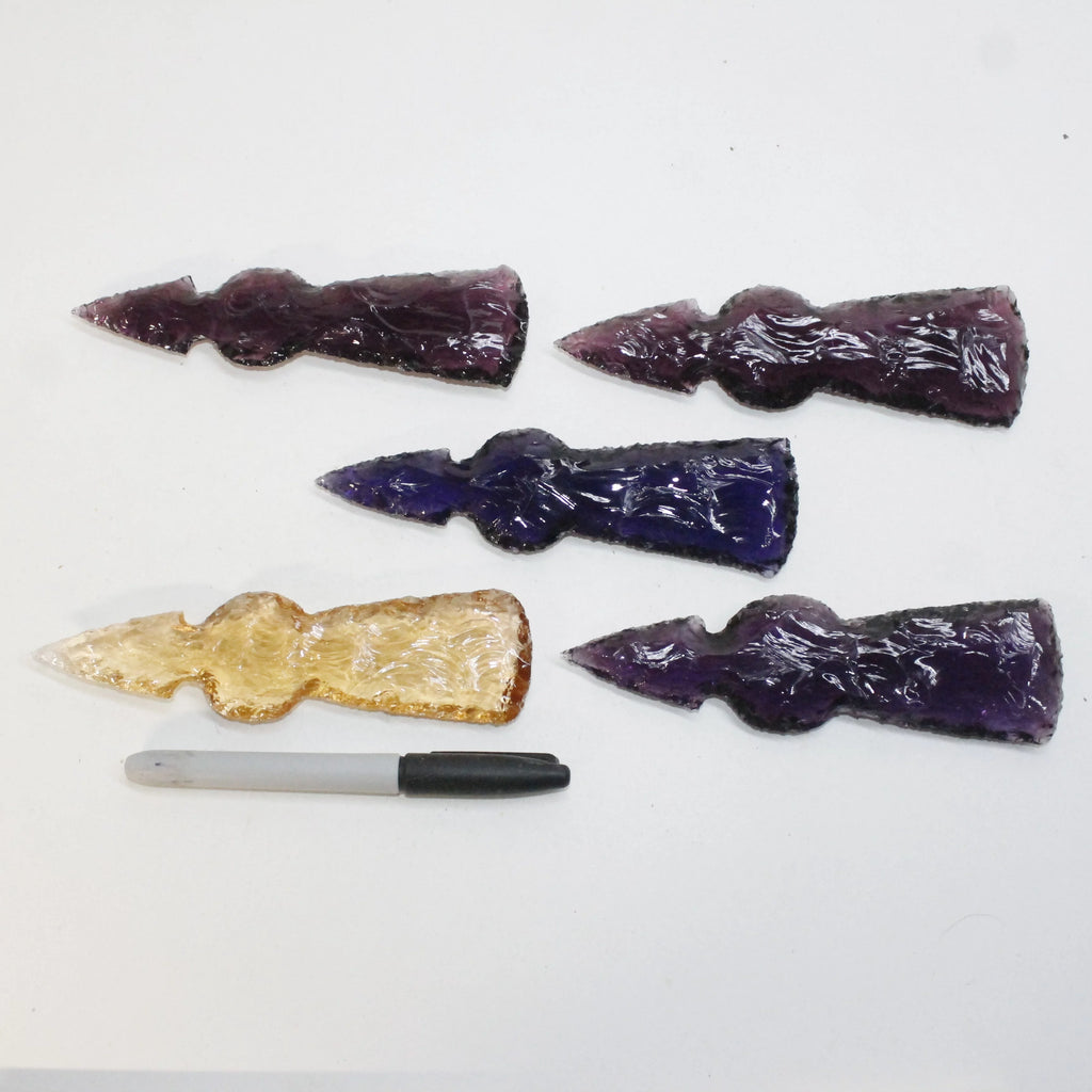 Glass Ornamental Tomahawk Heads E72349