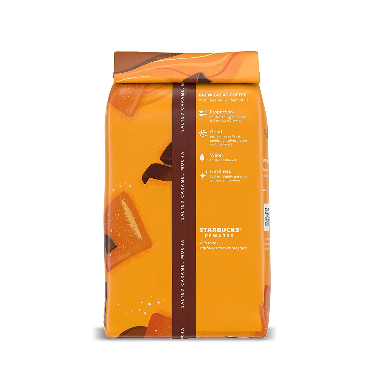 Salted Caramel Mocha Flavored Ground Coffee 6 bags (11 oz each) G809