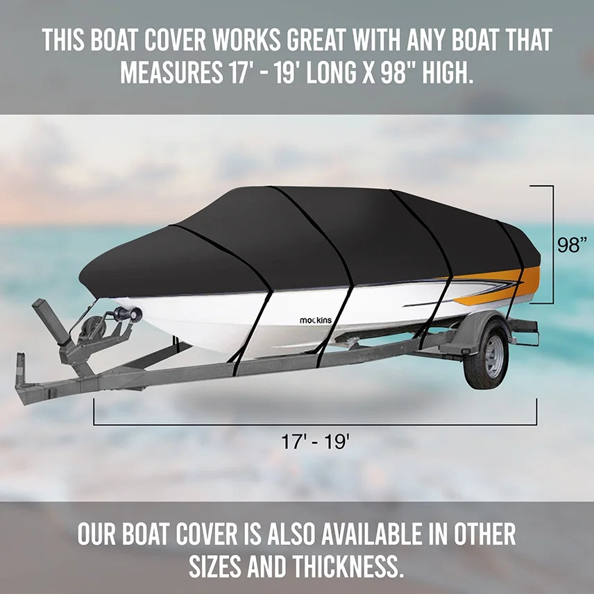 600D Polyester Oxford Trailerable Boat Cover H885923