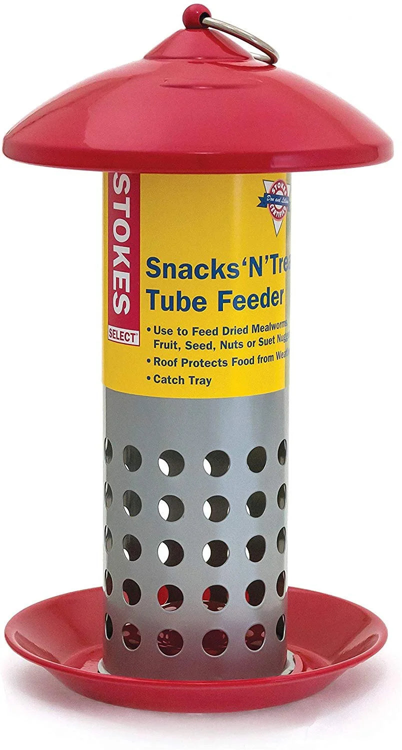 2.2 lb Capacity Tube Bird Feeder D769