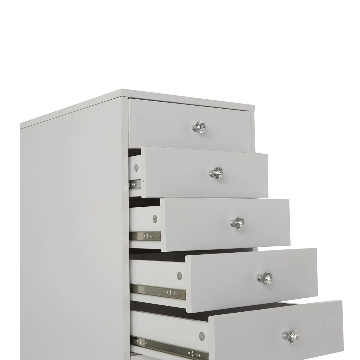 Light Pink 9 Drawer Makeup Vanity Storage S55832