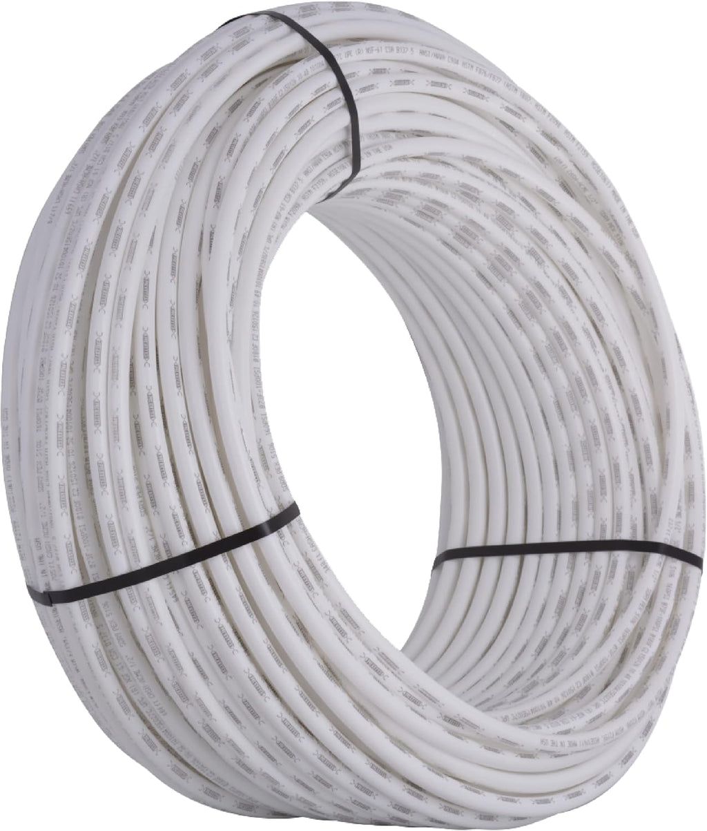 Red 3/4 Inch Flexible PEX Pipe Tubing, 100 Feet Coil, Pack of 2 G54102
