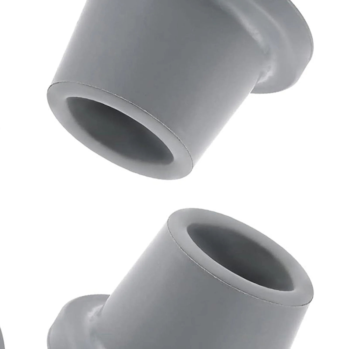 8x Shower Chair Feet Gray Rubber H773