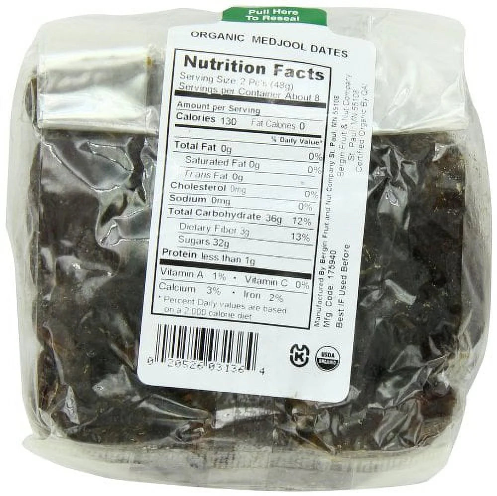 Organic Medjool Dates 14-Ounce Bags Pack Of 2 F474