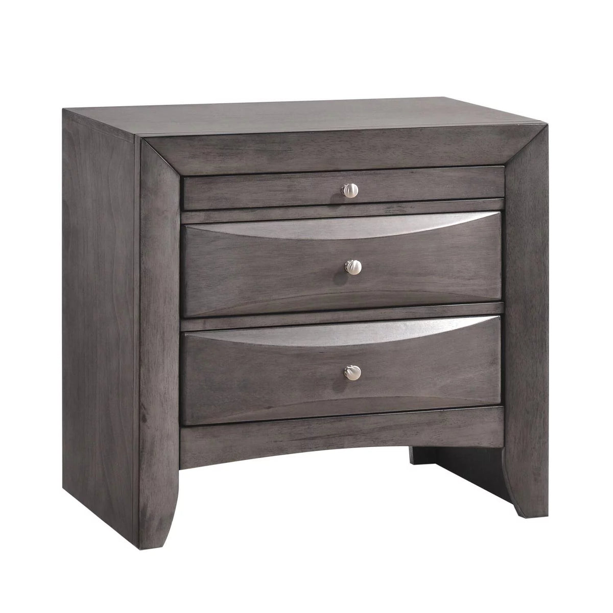 Gray Modern 5PC Twin Storage Bedroom Set B19244
