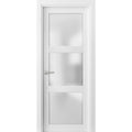 Frosted Glass Sliding Closet Doors 36" x 80" W3528