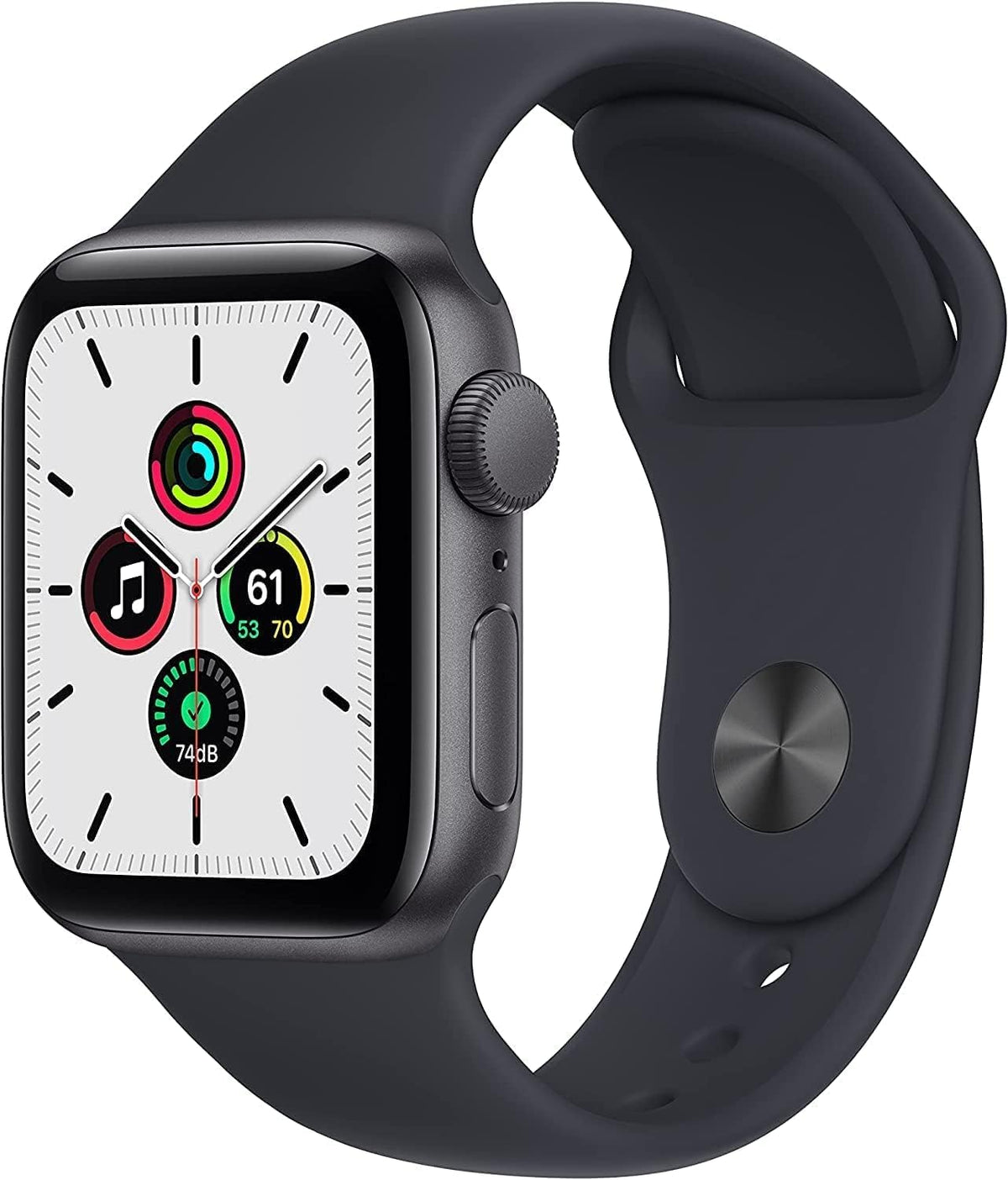 44mm Space Gray Aluminum Case with Midnight Sport Band Watch S4911