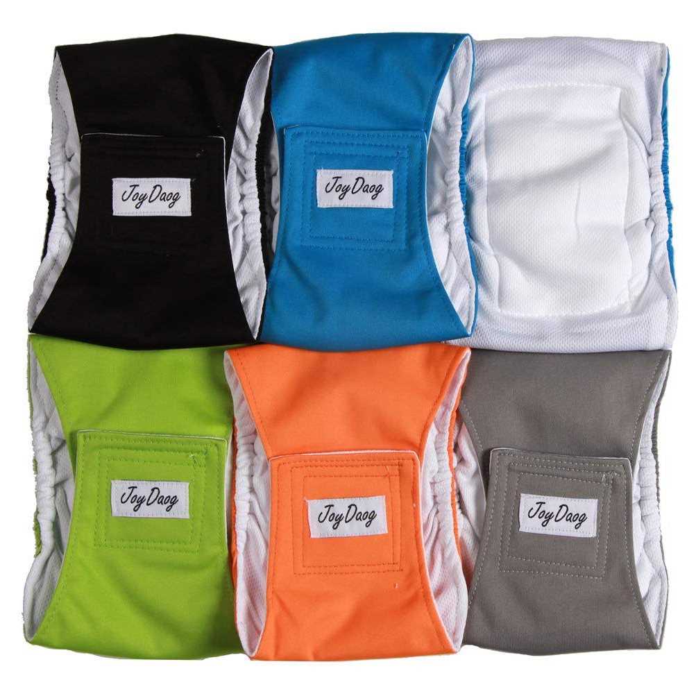 5 Pack Washable Dog Diapers Male L3512