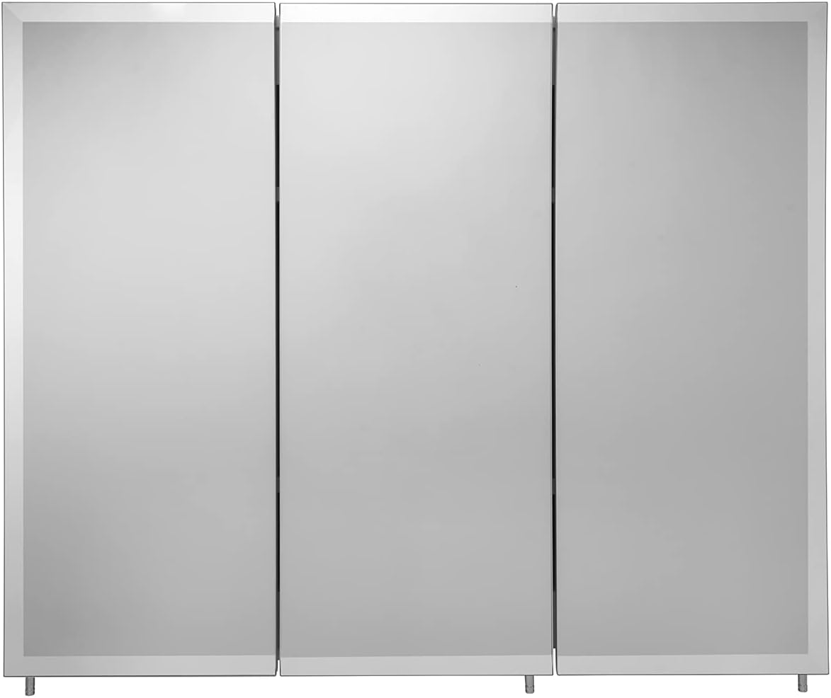 Triple Door Tri-View Cabinet, 30-Inch x 36-Inch, White W296700