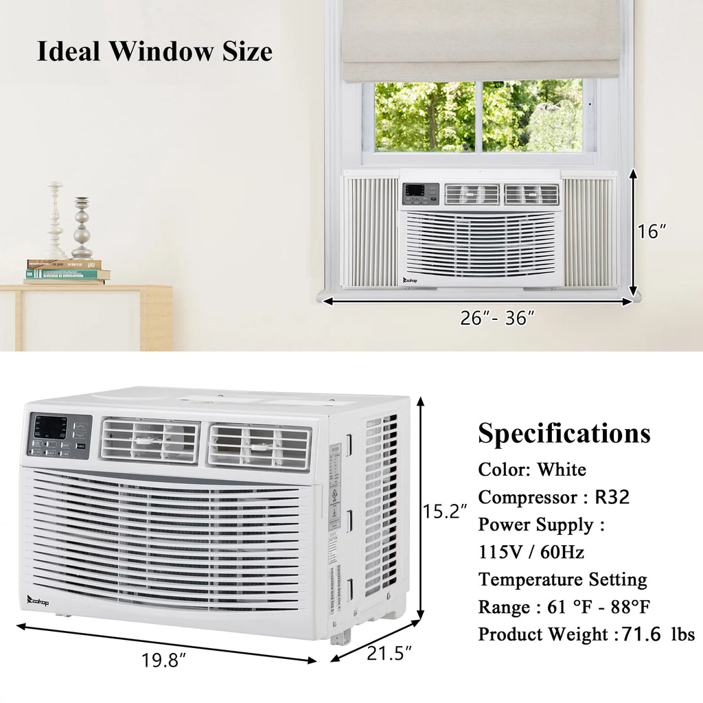 5000 BTU White Window Air Conditioner A650