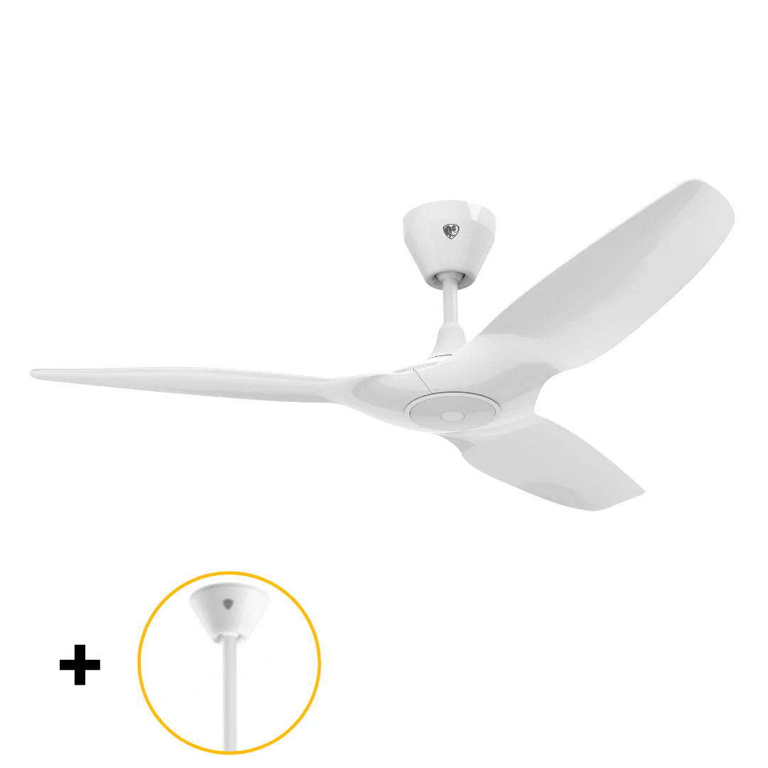 White 52 Ceiling Fan with Downrod Q6596