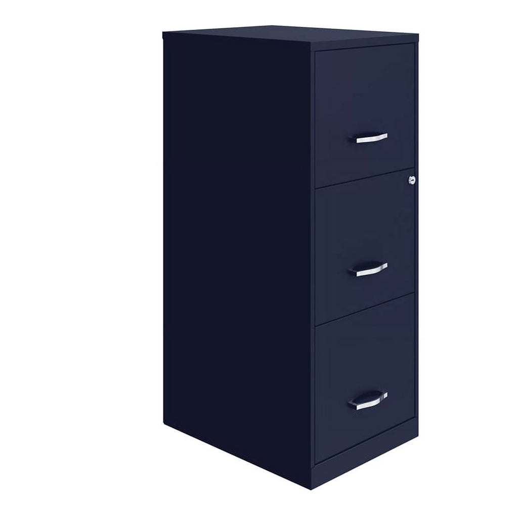 3 Drawer Metal Vertical File Cabinet with Lock X2949
