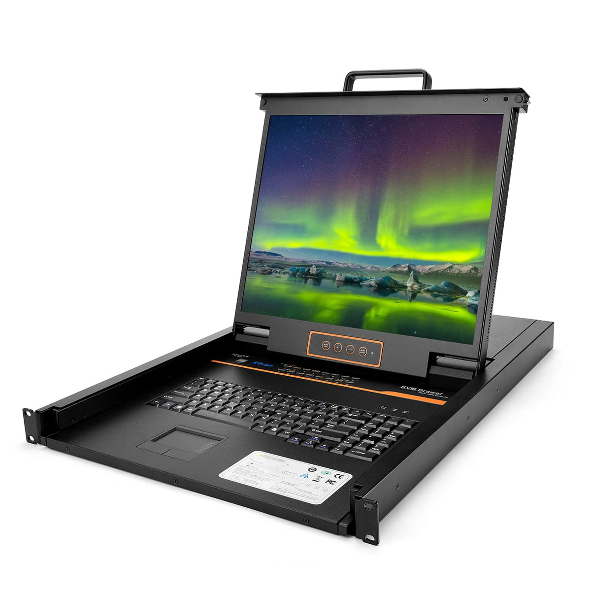 1U 19 LCD Rackmount KVM Console with VGA Input D277