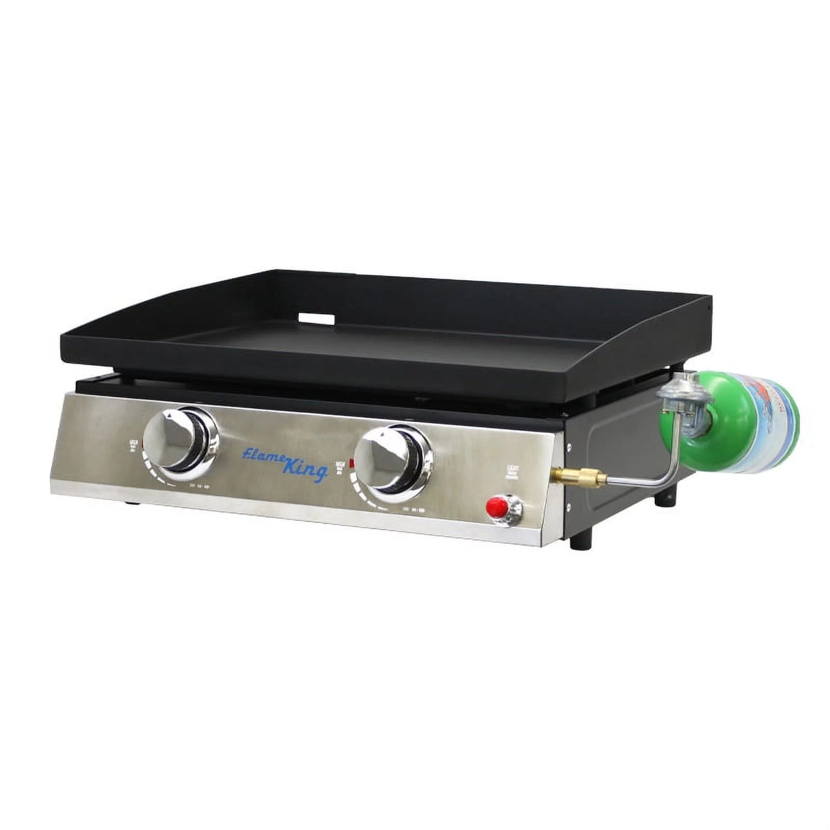 Heavy Duty Cast Iron 2-Burner Griddle Grill U297363