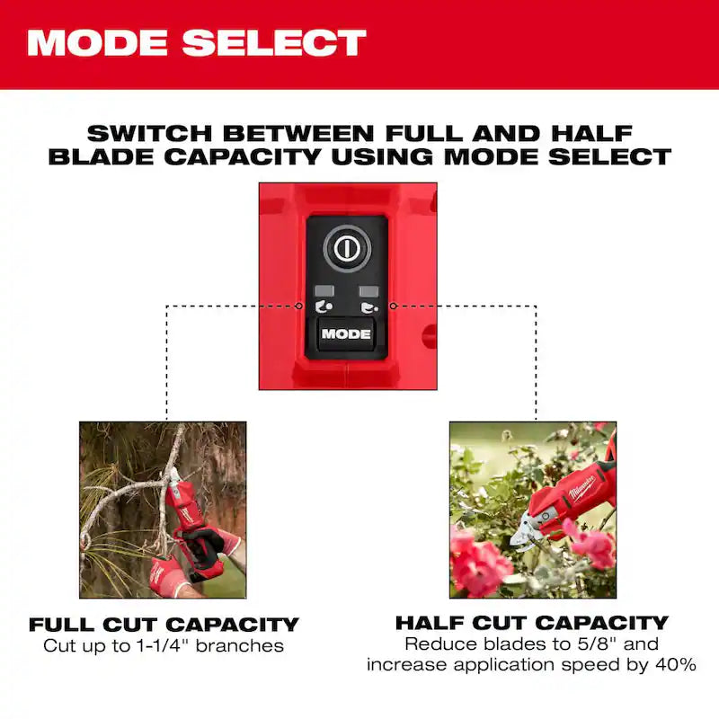 12V Lithium-Ion Brushless Cordless Pruning Saw with Pruner Shears Kit Q382