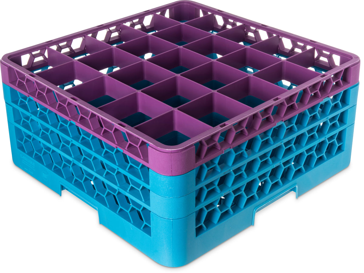 25-Compartment Divided Glass Rack Z863