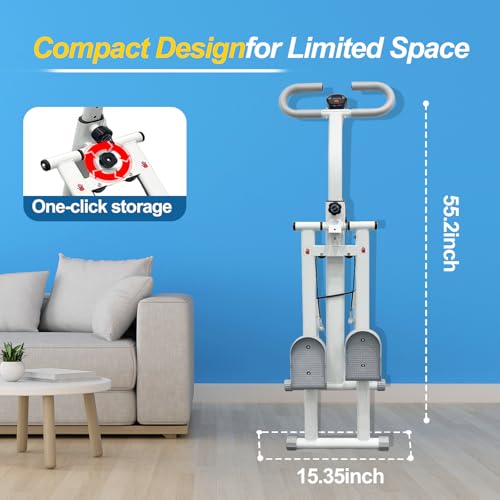 Foldable Vertical Climber with Adjustable Handles K750