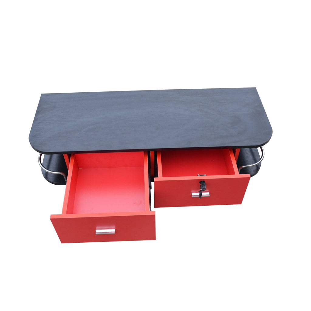 Black Locking Wall Mount Styling Station M4106