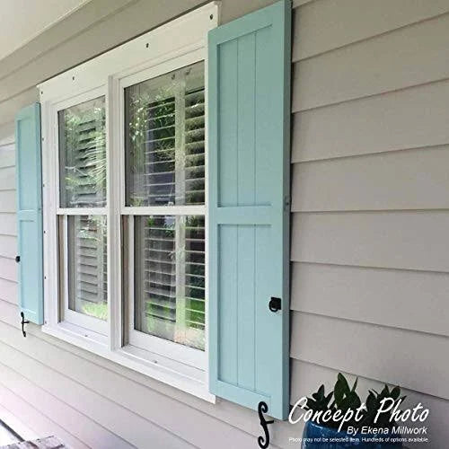 18x22W x 49x22H Exterior Composite Board-n-Batten Shutters (Per Pair) C300172