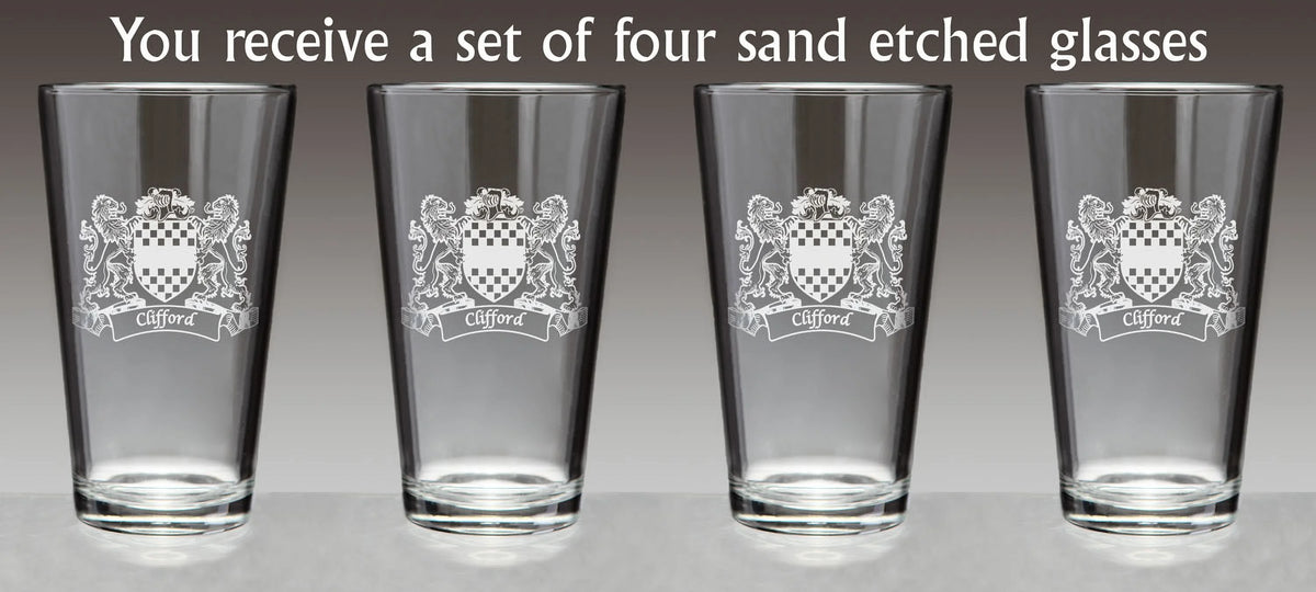 Irish Coat of Arms Pint Glasses P521