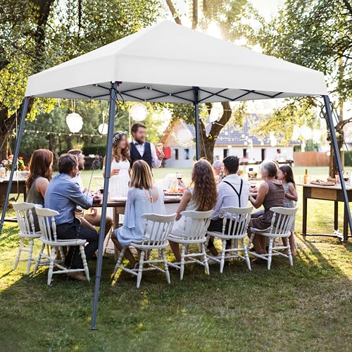 10x10 White Instant Canopy Tent J408363