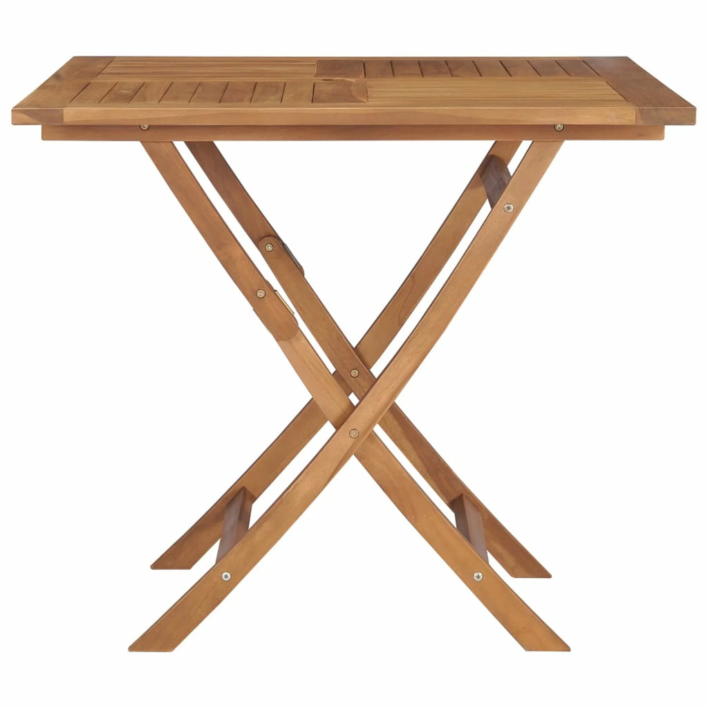Folding Garden Table Solid Teak Wood V754462