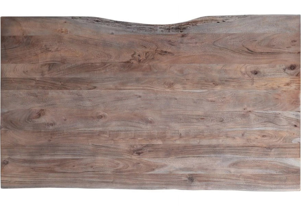 Solid Wood 60" Live Edge Dining Table C293448