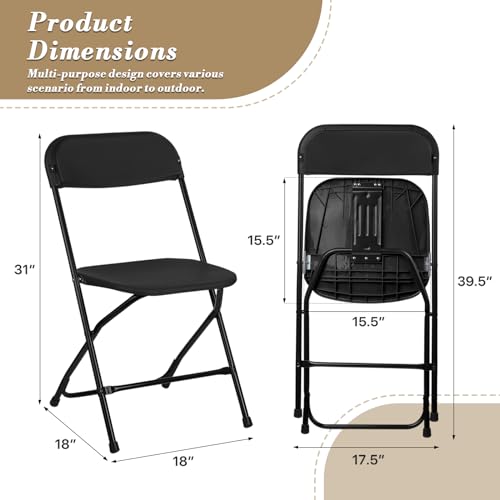 Red Plastic Folding Chairs 10 Pack D341