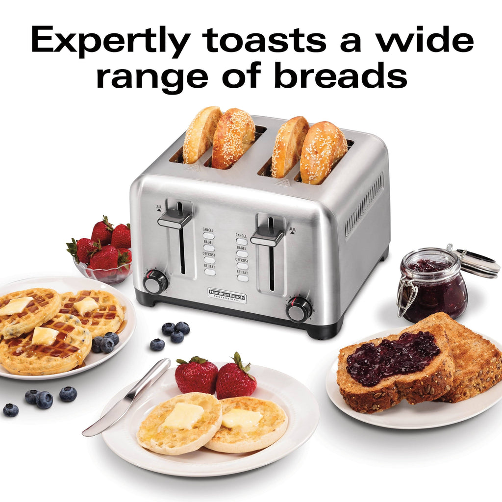 4 Slice Stainless Steel Toaster E628735