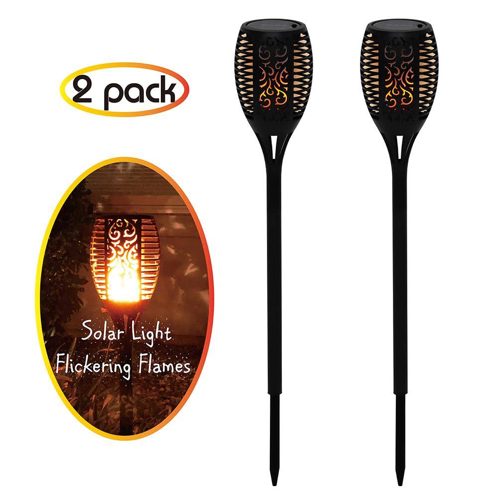 Solar Torch Light Waterproof Outdoor Landscape Path Light 2-Pack A1747