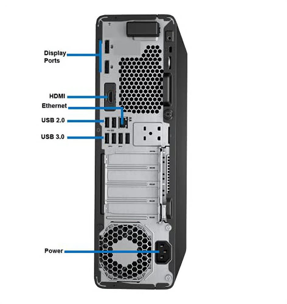 Small Form Desktop PC, Intel Core i5-6500, 16GB DDR4 Ram, 256GB NVMe Solid State Drive, Windows 10 Pro (used) S71154