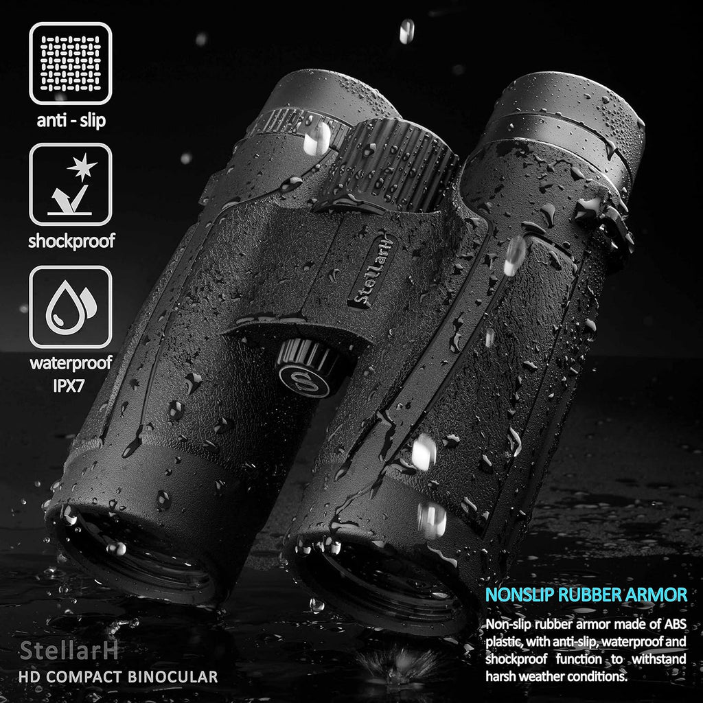 10x42 Waterproof Binoculars with Tripod and Smartphone Adapter L601265