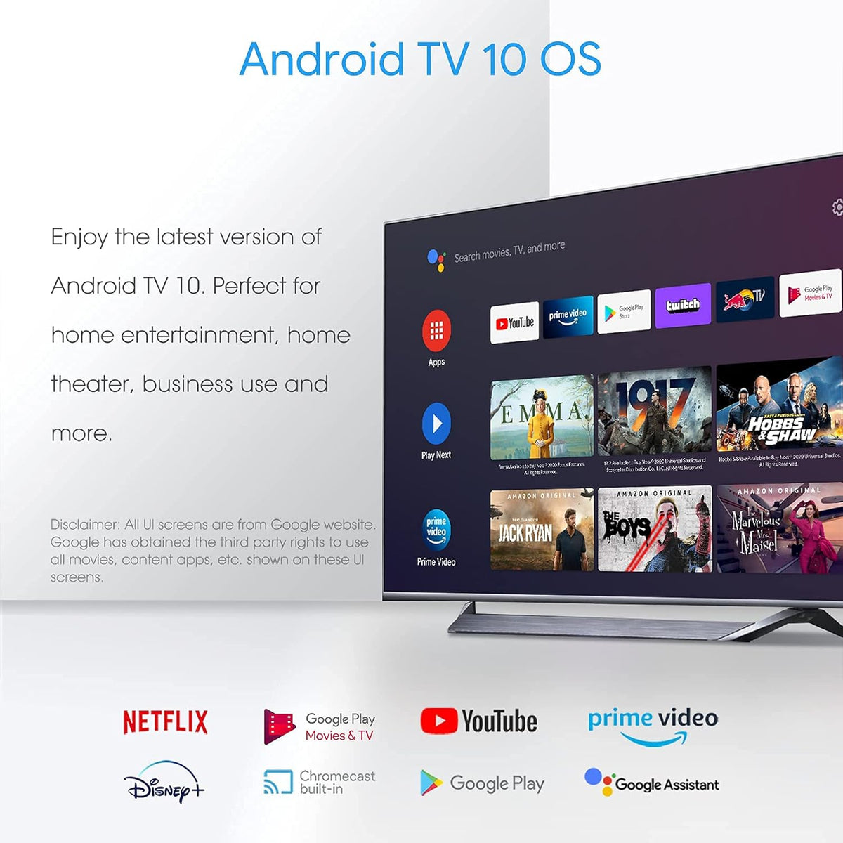 2GB 8GB Android 10.0 TV Box with 4K HDR WiFi F9888