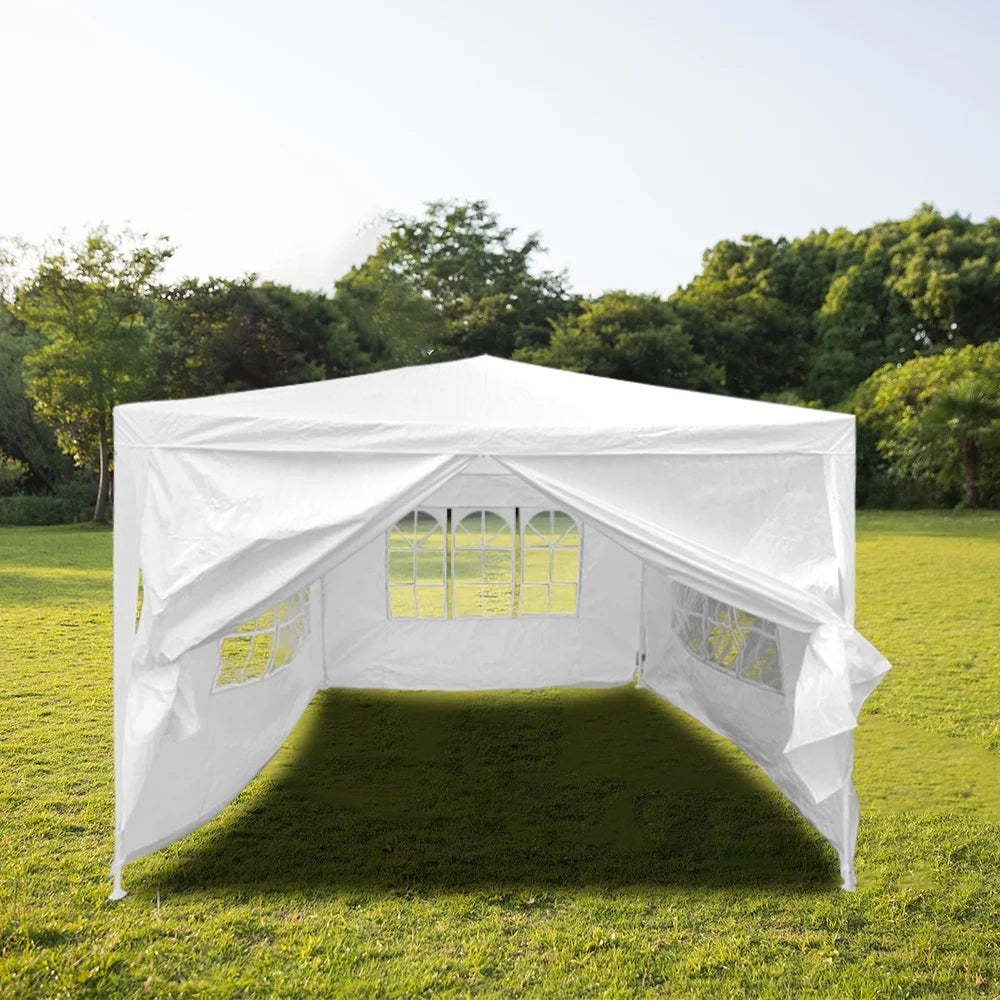 10x10 Ft Adjustable Canopy With Window Wall D61441