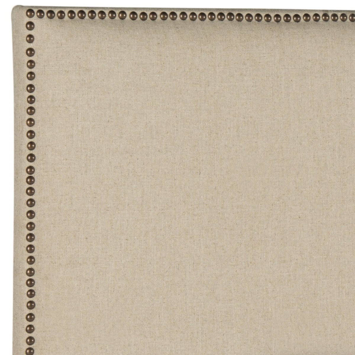 Hemp Brass Nail Head Headboard Full E886