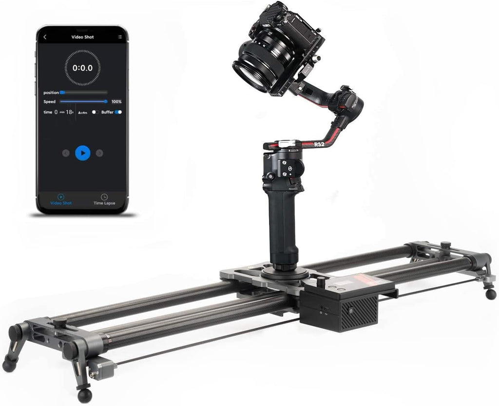Motorized Camera Slider 100cm/39'' Carbon Fiber with APP Control W68166