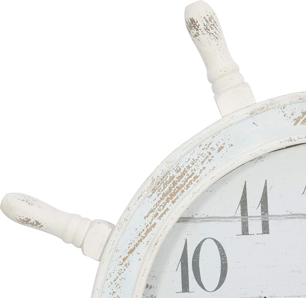 Nautical Wood Anchor Wall Clock S478
