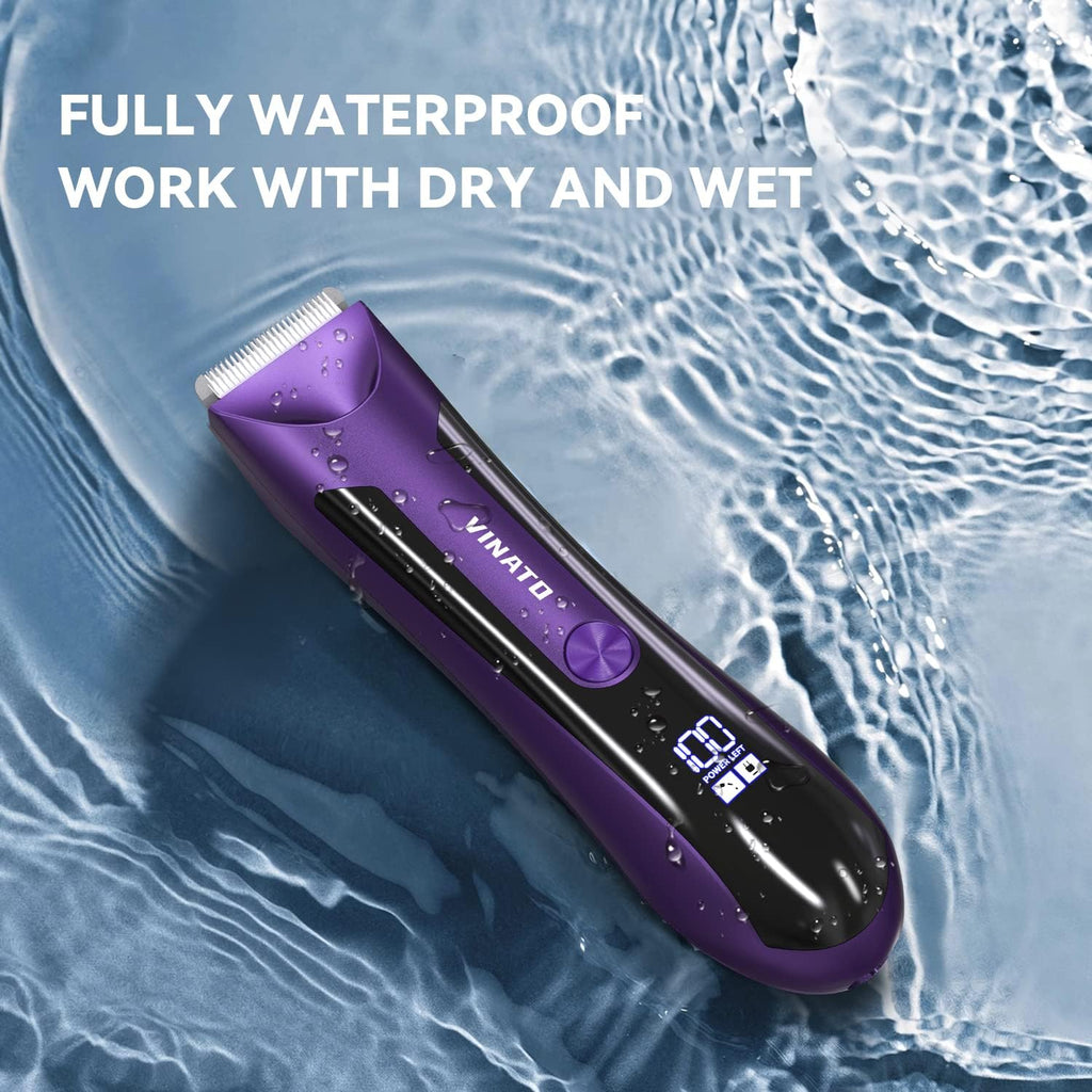 Waterproof Electric Body Hair Trimmer with Ceramic Blade X7107
