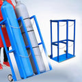 Oxygen Tank Cart, 2 Tank Rolling Cylinder Cart S653323