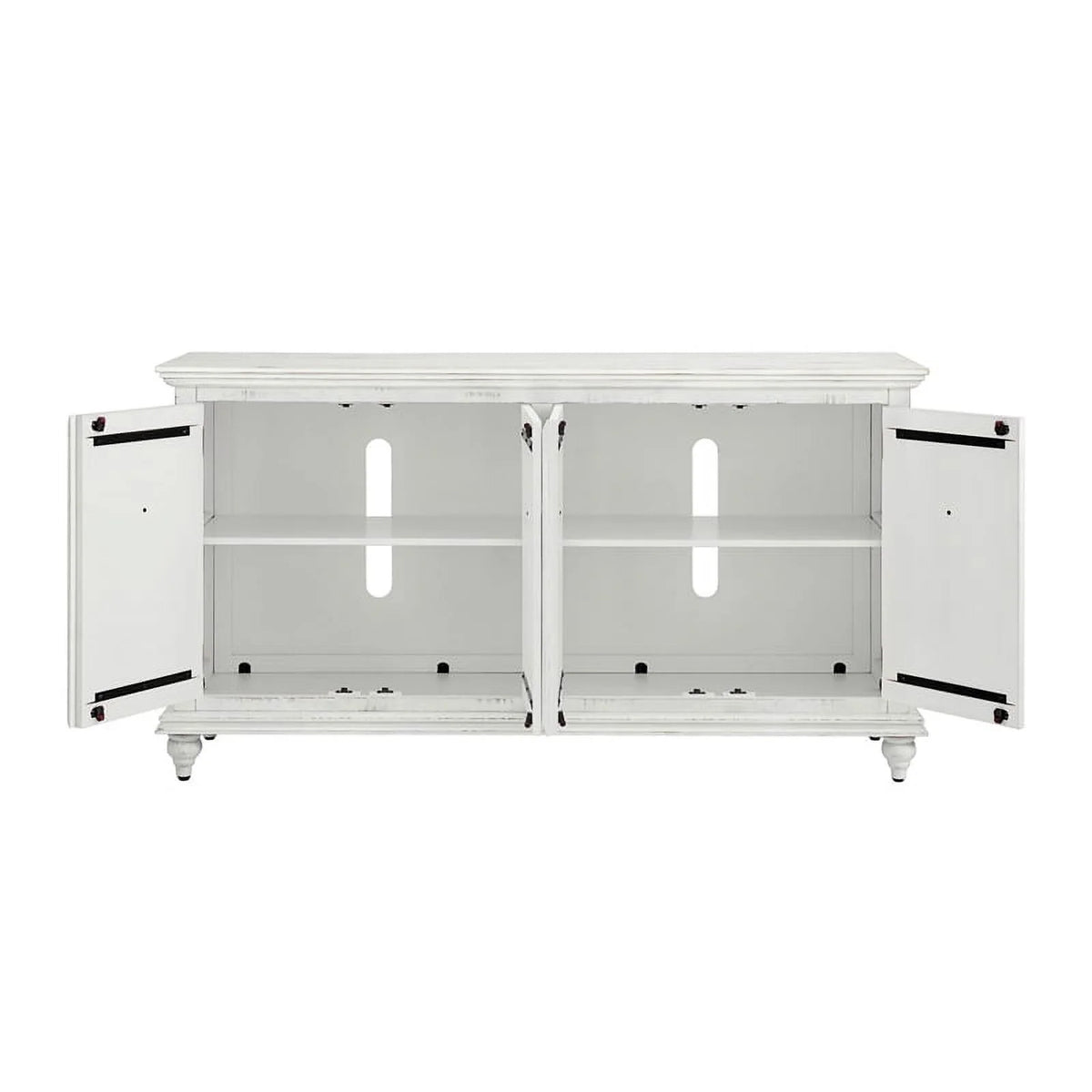 White Solid Wood 65" TV Stand N214835