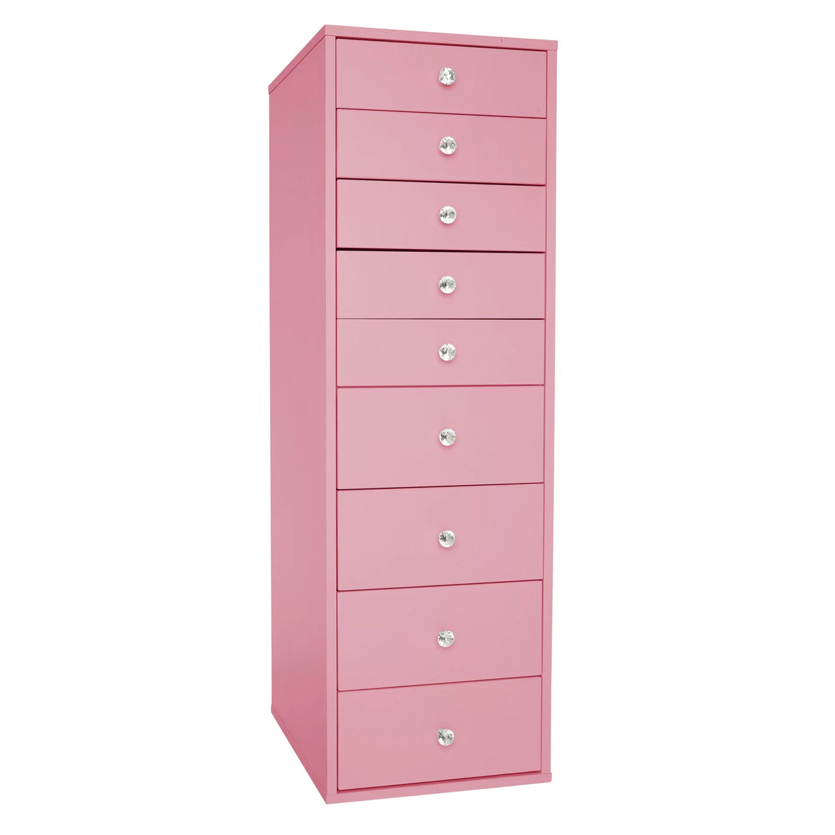 Light Pink 9 Drawer Makeup Vanity Storage S55832