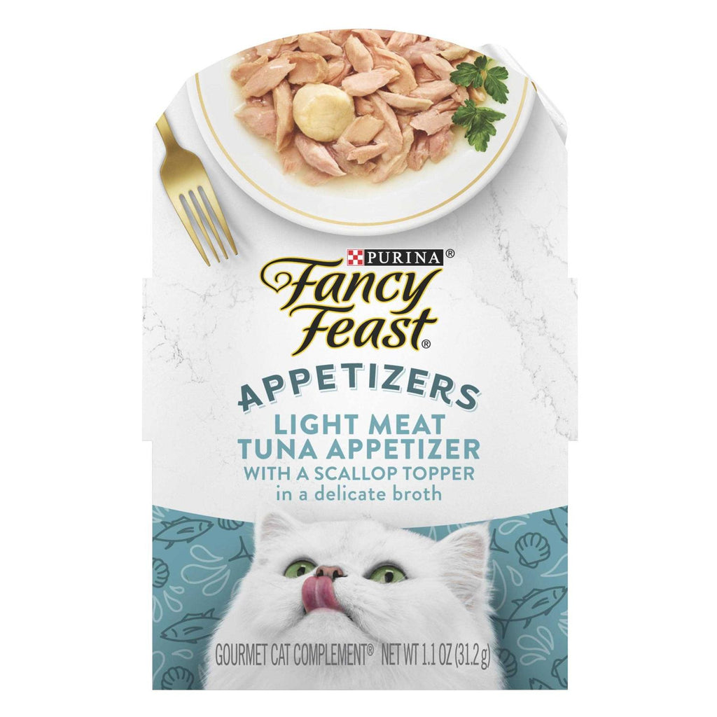 Wet Cat Food Complement Light Meat Tuna With a Scallop Topper X146514