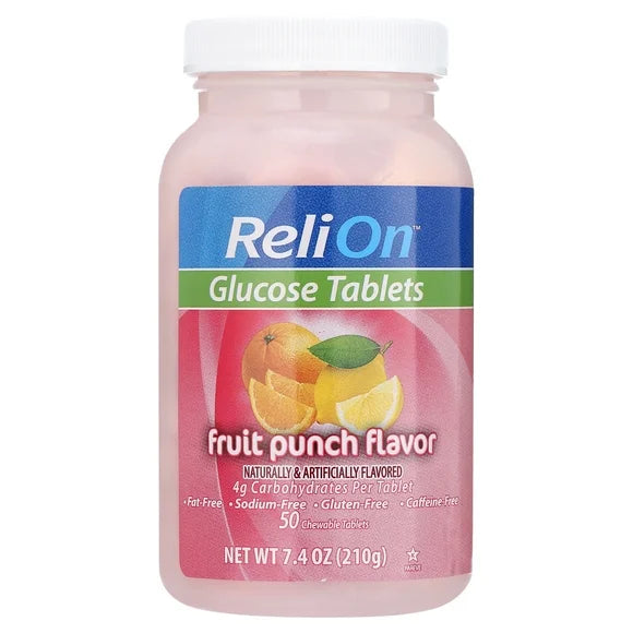Glucose Tablets, Fruit Punch Flavor, 50 Count Z685725