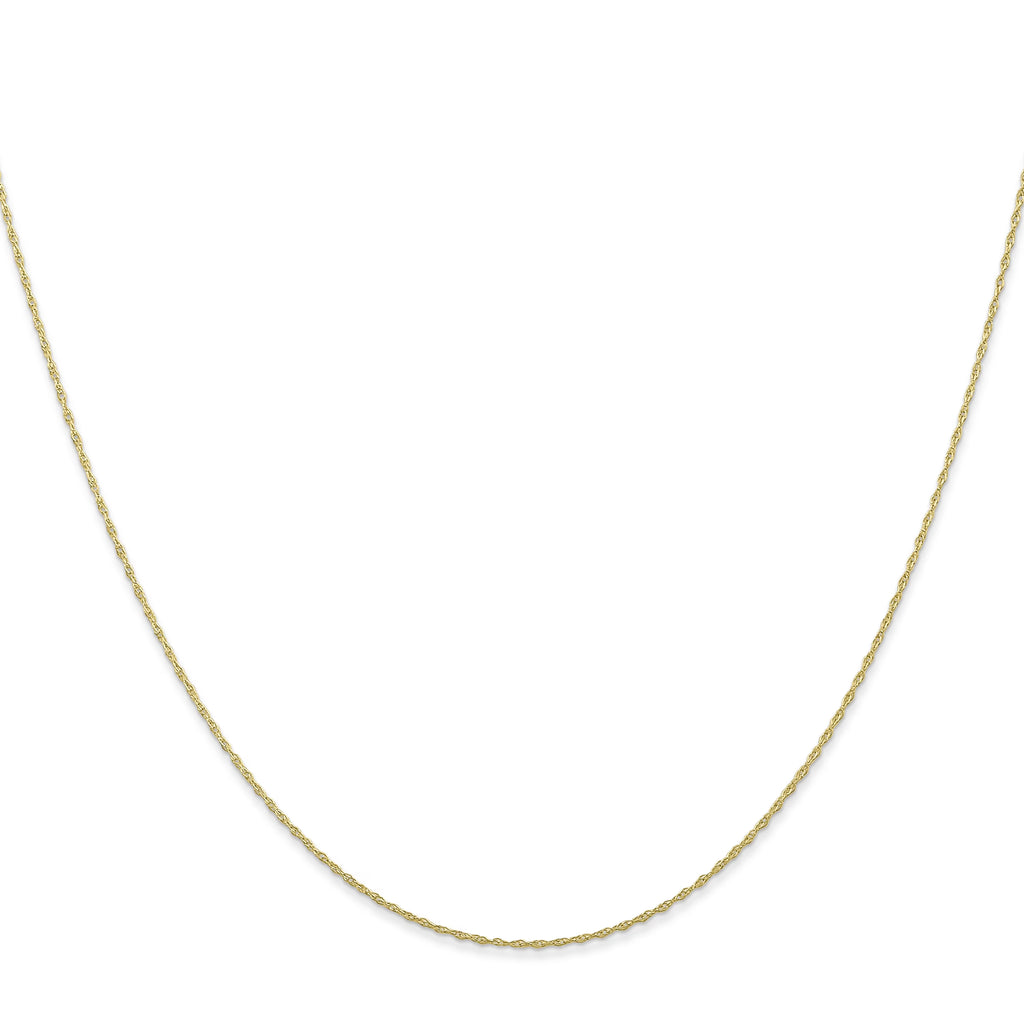 10K Yellow Gold Cable Rope Chain Necklace 16 Inches N160158