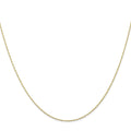 10K Yellow Gold Cable Rope Chain Necklace 16 Inches N160158