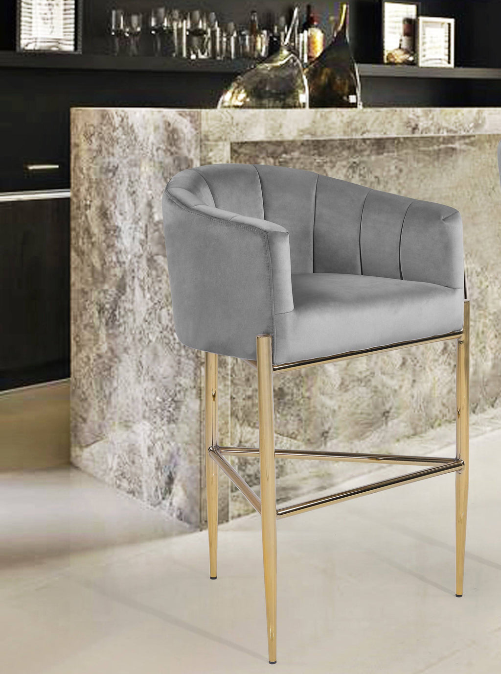 Silver Bar Stool W132307