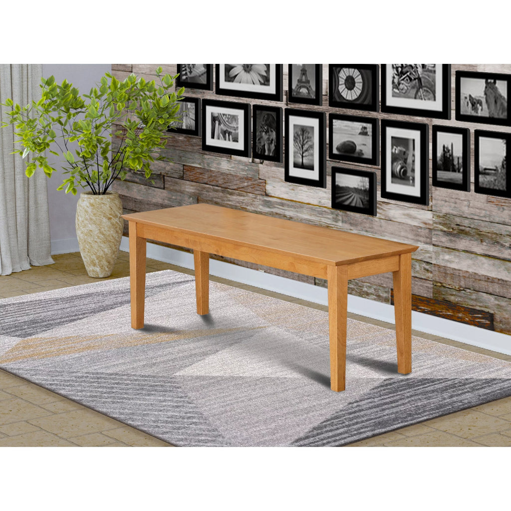 Cappuccino Dining Room Bench with Wood Seat Z7157